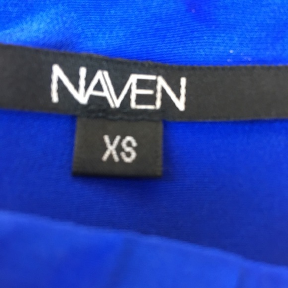 NAVEN Bombshell Circle Skirt Cobalt Blue Dress XS - Picture 6 of 7